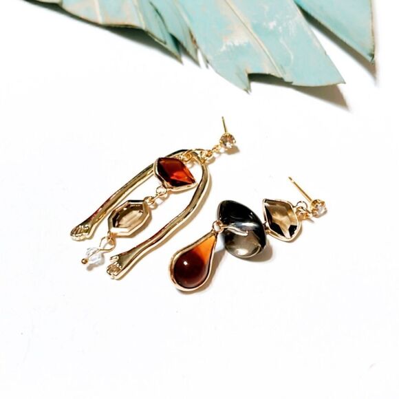 Boho  statement  earrings  #225 - Picture 2 of 3